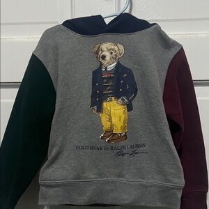 Polo by Ralph Lauren Kids' Colorful Bear Hoodie